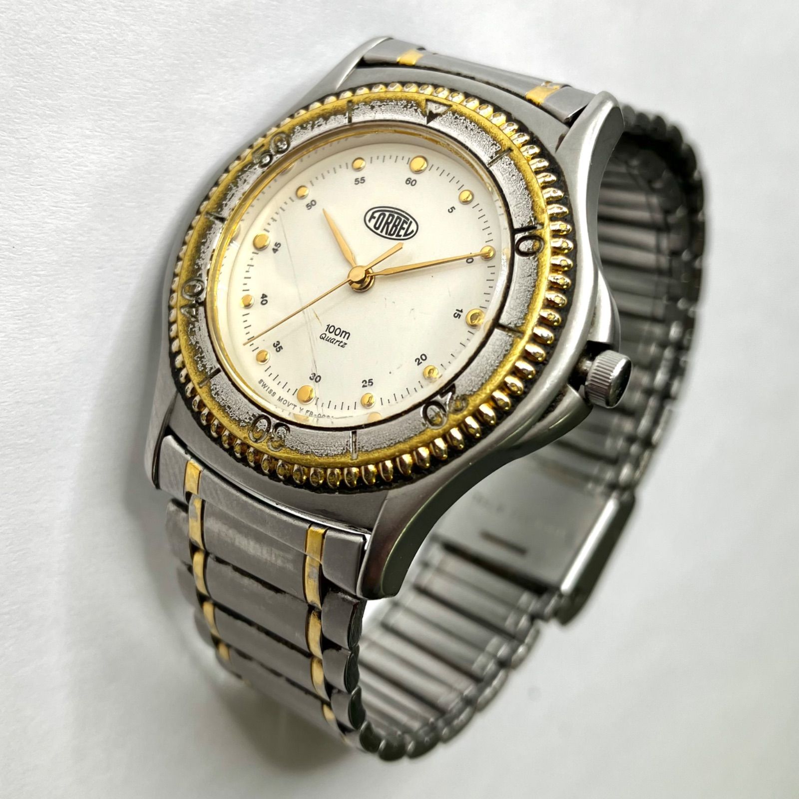 中古] FORBEL QZ 24K GOLD FOLD DIAL 26mm - メルカリ