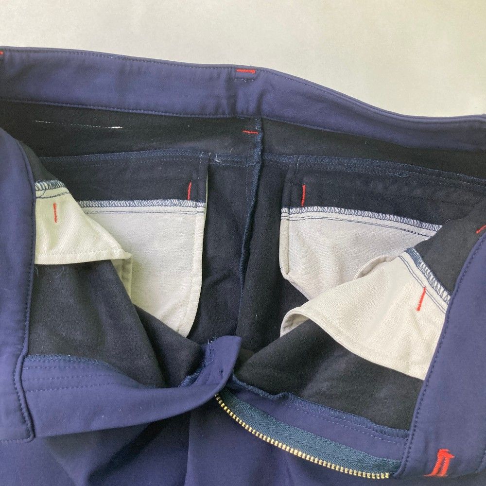 ルコックス ゴルフ ロゴ 刺繍 プリント ナイロン ゴルフパンツ サイズ：11 LE COQ GOLF ルコックゴルフ 裏起毛 ナイロンパンツ ロゴ