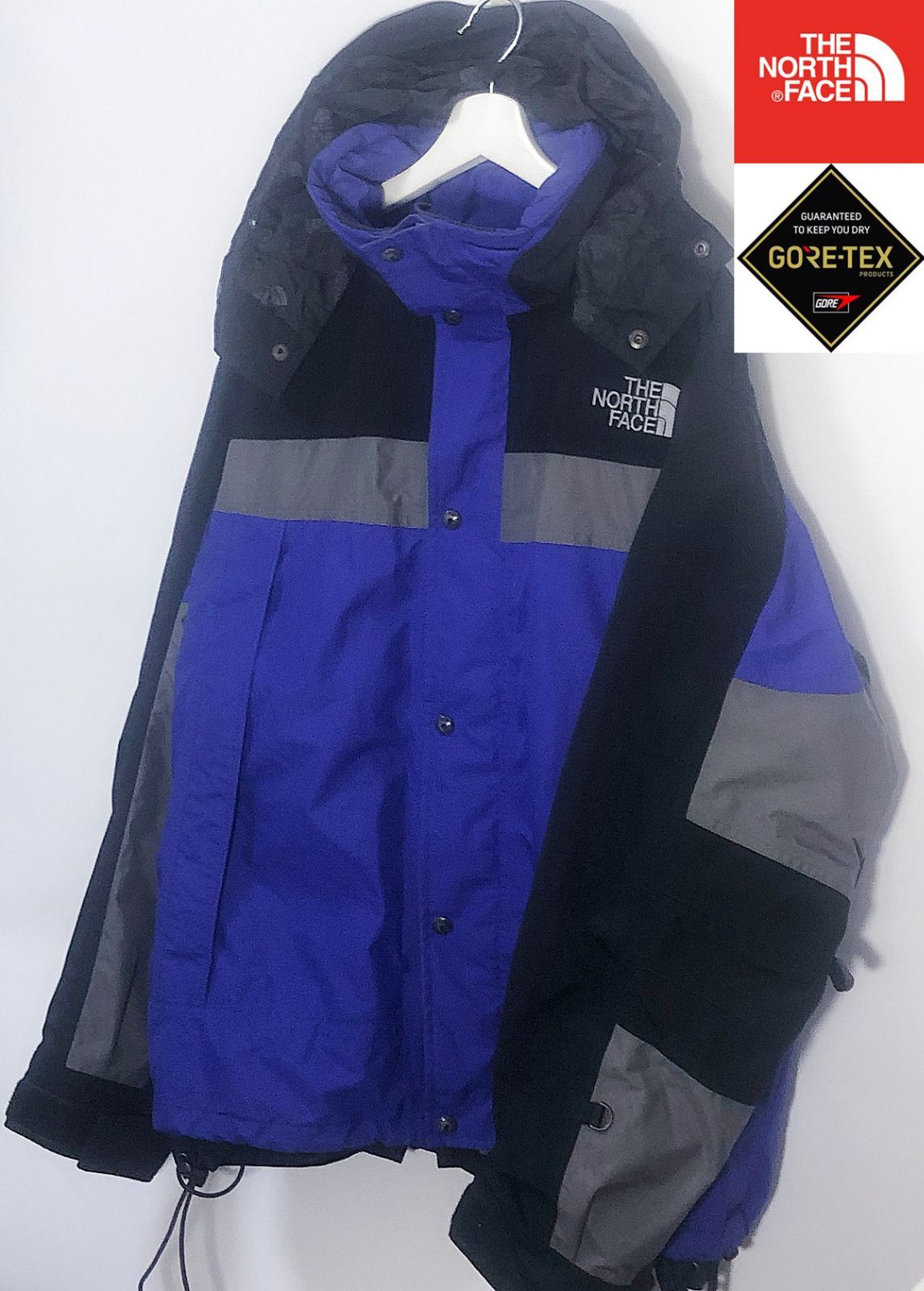 |激 |最高峰 |90年代 The North Face EG TECH GORE-TEX Jacket ノースフェイス ゴアテックス 2WAY マウンテンパーカー ジャケット