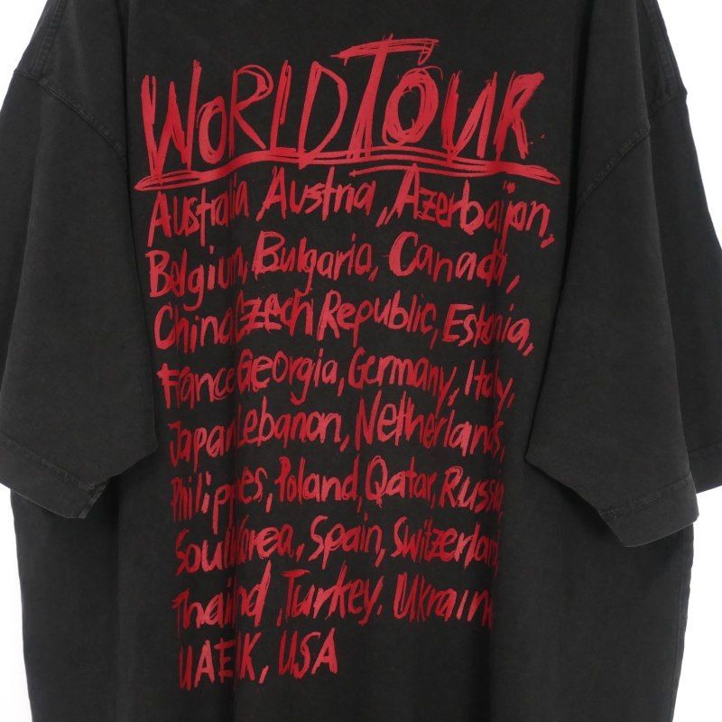 ヴェトモン VETEMENT 23AW World Tour Logo T-Shirt Tシャツ