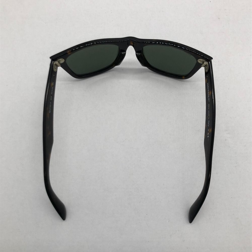 04w0560∞ Ray-Ban レイバン サングラス WAYFARER ウェイファーラー RB2140-F 902 グリーン ポリッシュトートシェル 中古品