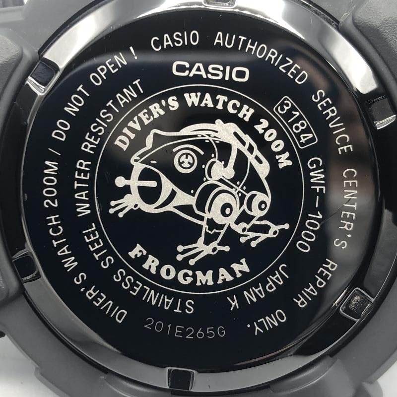 中古】G-SHOCK MASTER OF G FROGMAN GWF-1000-1JF カシオ ジーショック  