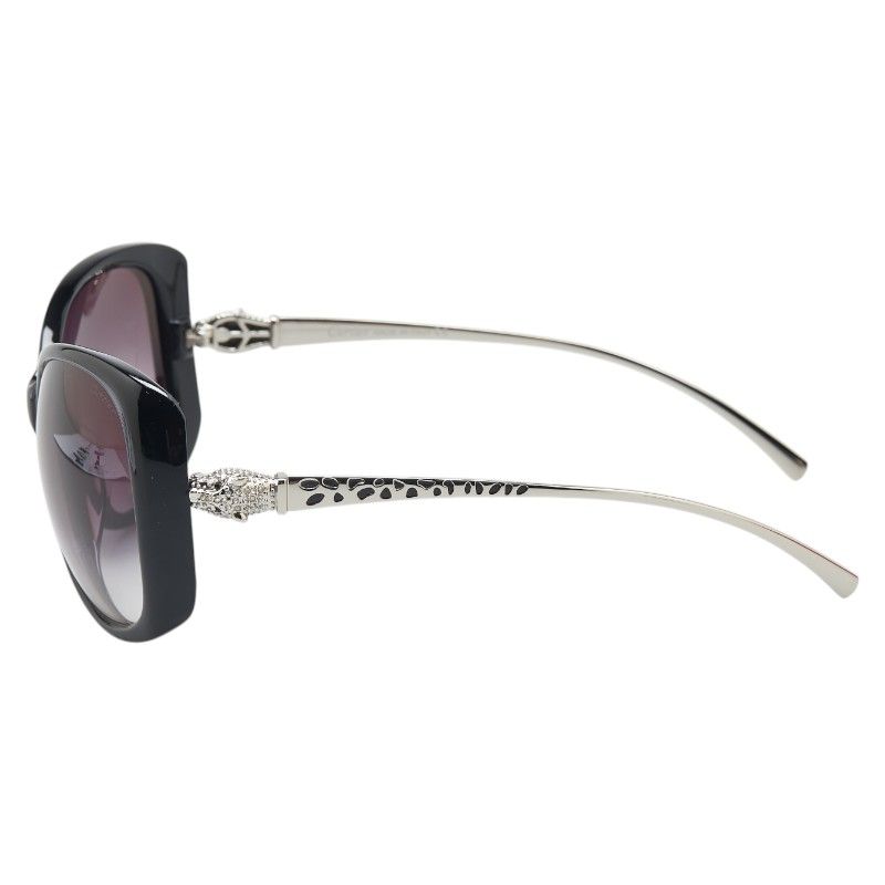 カルティエ パンテール ブラック シルバー プラスチック メタル  