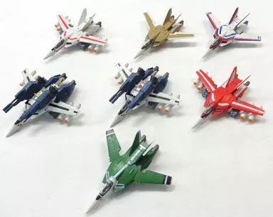 全５種類バルキリーコレクション　1/144CHARA-WORKS シークレット含 F-Toys Macross 1/144 Chara-Works Valkyrie Collection Vol.1