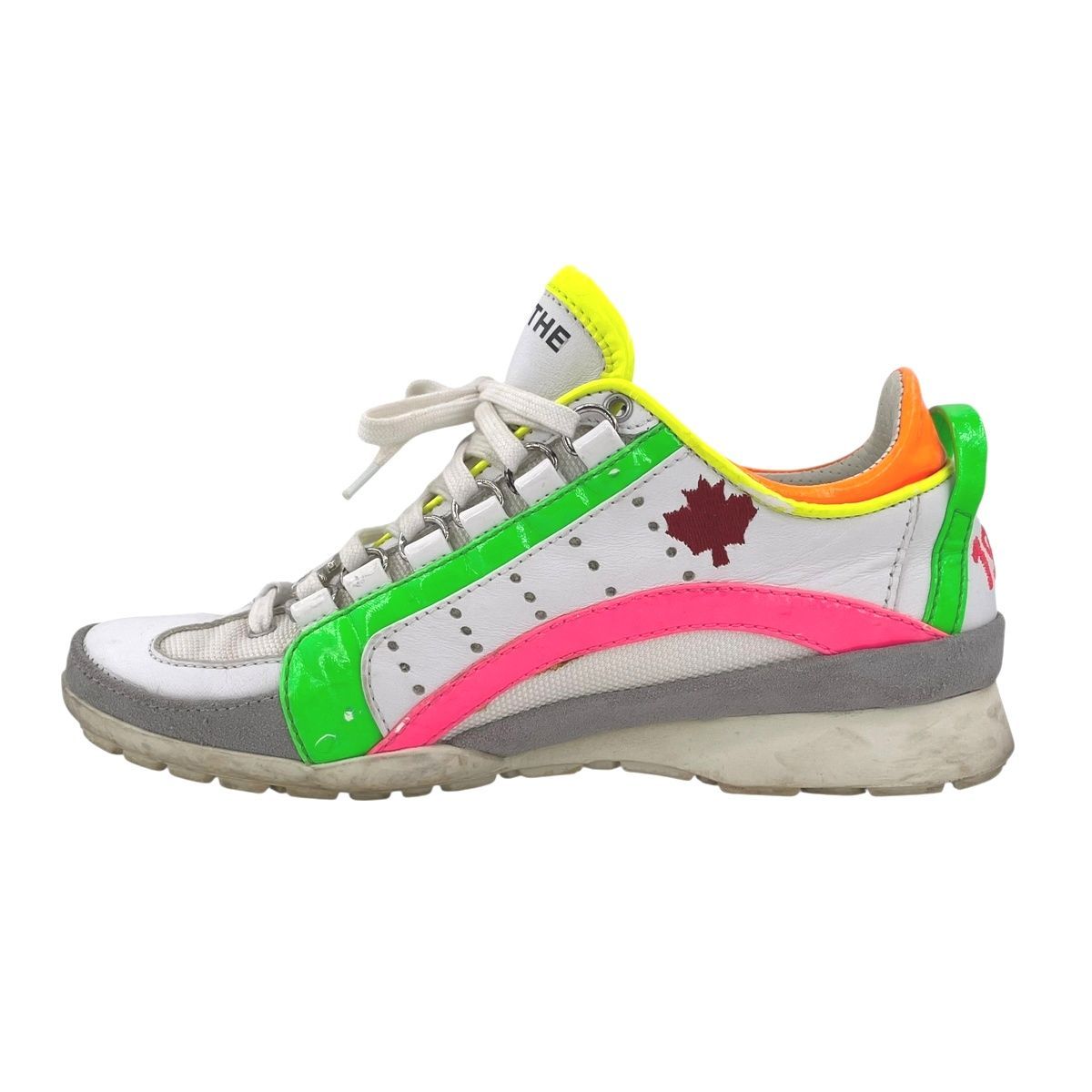 中古】 DSQUARED2 ディースクエアード スニーカー エナメル