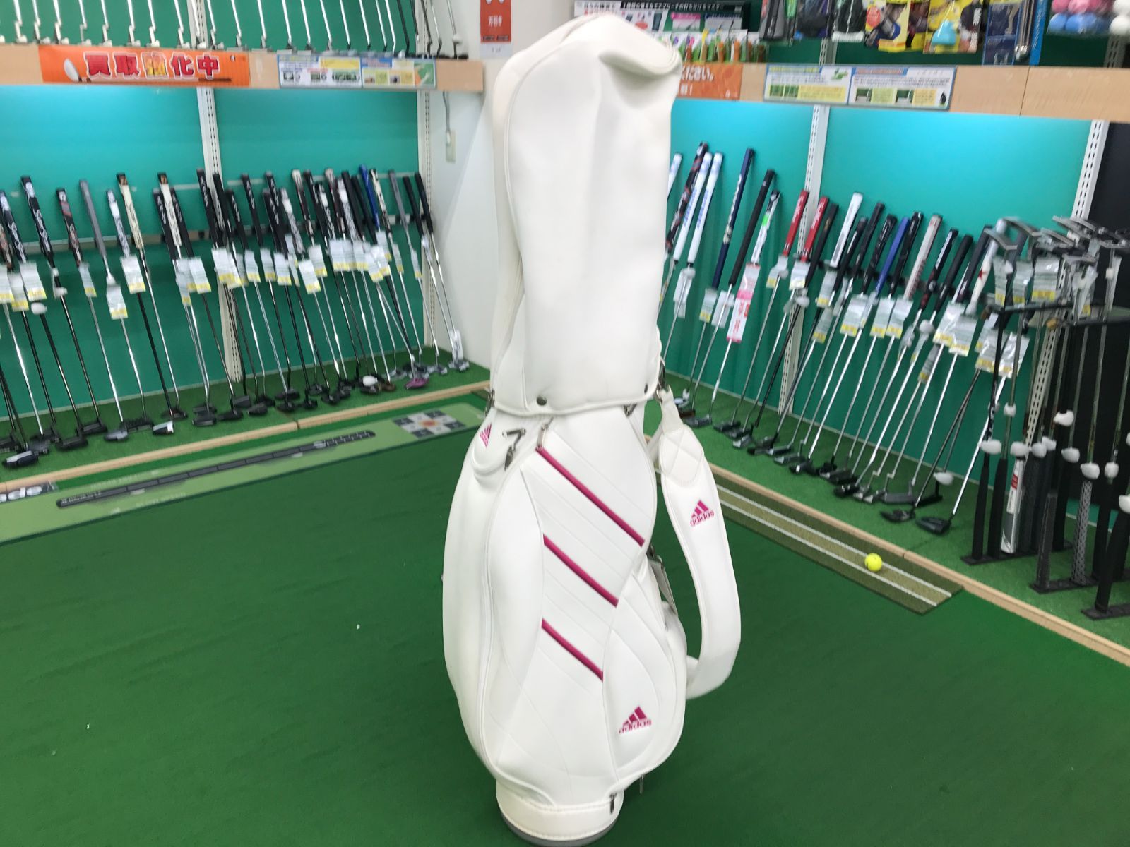 即納】キャディバッグ | 中古 | adidas(アディダス) | レディース
