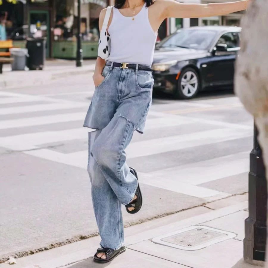 美品00s adidas Lサイズ サイドラインワークパンツ けつロゴ Y2K