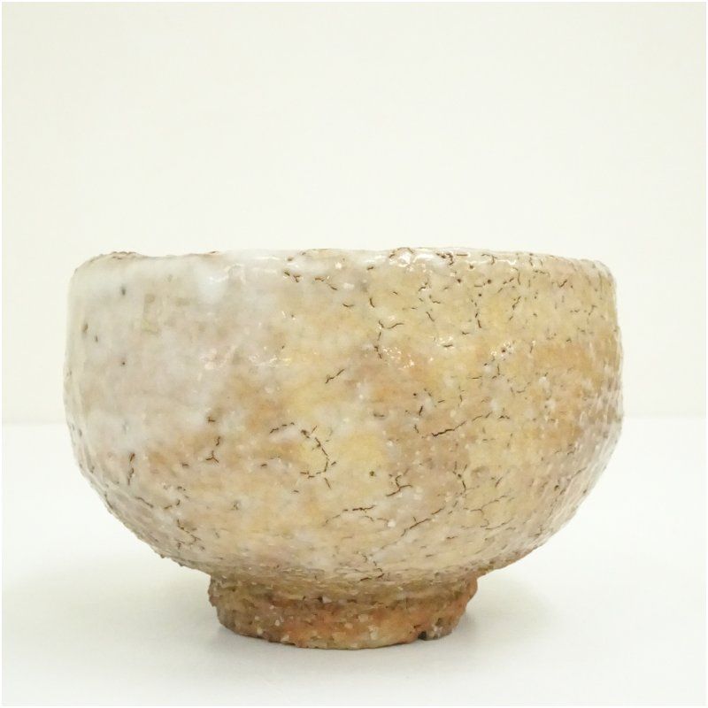 N979 茶碗 『萩焼』『天鵬窯造』『平茶碗』 抹茶碗 共箱 茶道具 萩