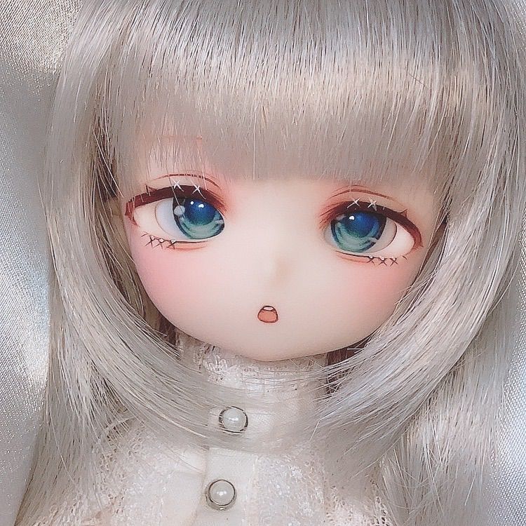 【すずりっこ】 imomodoll guru カスタムヘッド 双子ちゃん・ほわっ