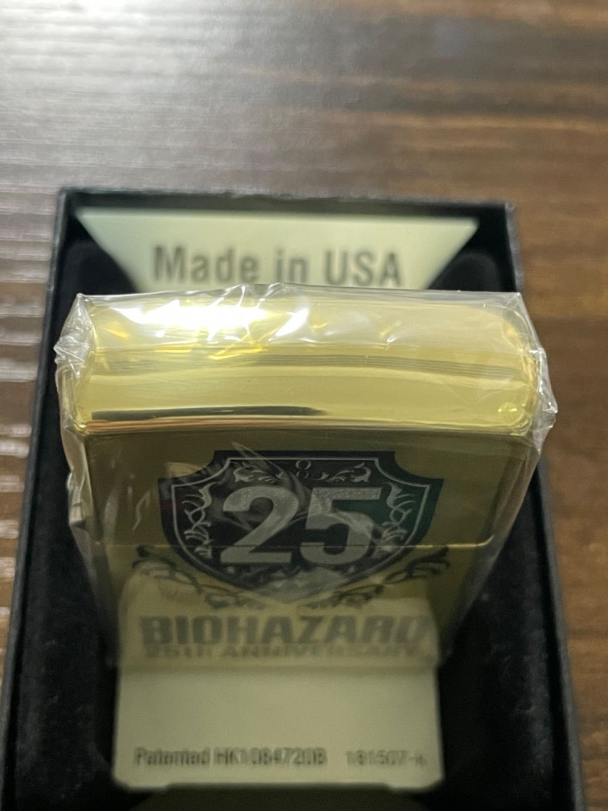 zippo BIOHAZARD 25uh ANNIVERSARY ゴールド バイオハザード 2020年製 