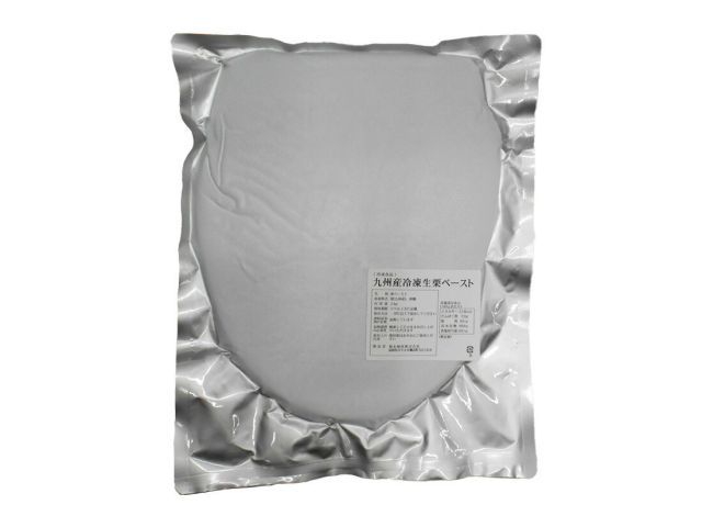 冷凍 堀永殖産 九州産冷凍生栗ペースト 2kg