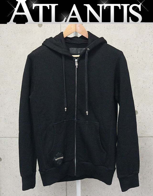 銀座店 クロムハーツ CHプラス パッチ ダガー ジップパーカー S 90056 