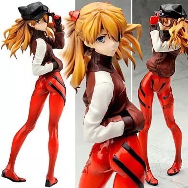 (未使用･未開封品)EVA GLOBAL限定復刻 ヱヴァンゲリヲン新劇場版：Q 式波・アスカ・ラングレー ジャージVer. 1/7 完成品フィギュア EVA GLOBAL限定復刻 ヱヴァンゲリヲン新劇場版：Q 式波・アスカ
