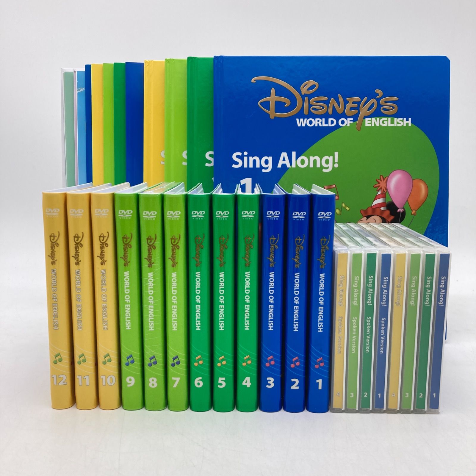 ディズニー英語システム シングアロング DVD12枚・CD4枚 - おもちゃ