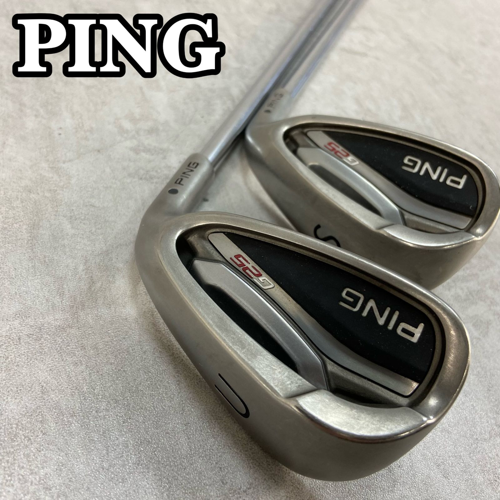 PING ピン G25 黒ドット メンズゴルフ ウェッジ2本セット スチール R 右利き用 ユーティリティー WEDGE サンド AW UW