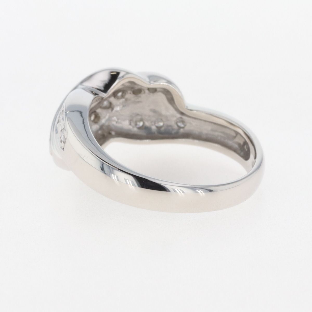 メレダイヤ デザインリング プラチナ 指輪 リング 12.5号 Pt850 