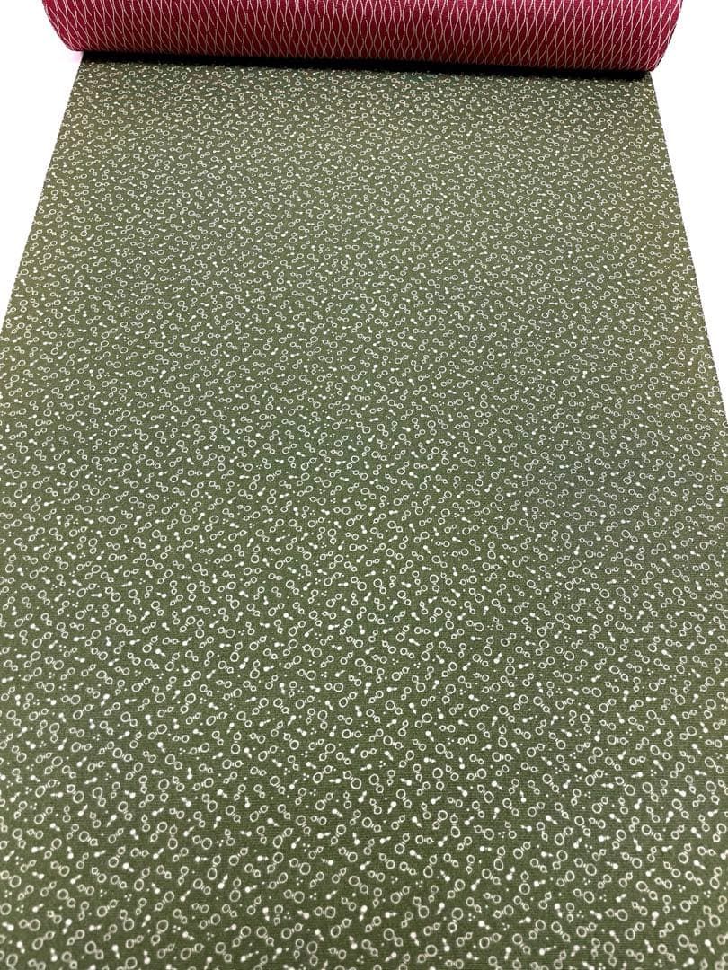 両面染小紋 錐彫り小紋 瓢箪×立涌 共八掛 正絹 反物 - メルカリ