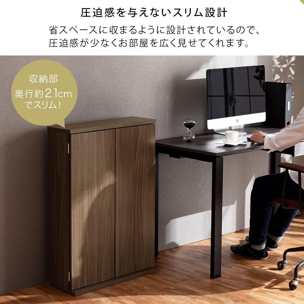 【奥行13cm】奥行狭い木製スリムラック［コミック　漫画　本棚　インテリア］ 奥行13cm】狭いスペースに置ける！木製スリムラック 本棚・絵