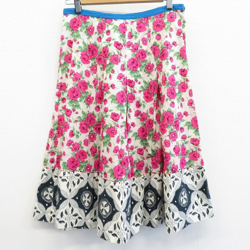 dosaドーサ USA製 スカート フレア バラ柄 総柄 895764i - メルカリ 