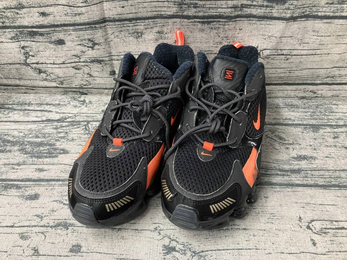 NIKE ナイキ CK2085-001 SHOX TL NOVA SP スニーカー 28cm ブラック オレンジ
