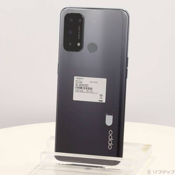 中古品〕 OPPO Reno5 A 128GB シルバーブラック A103OP Y!mobile