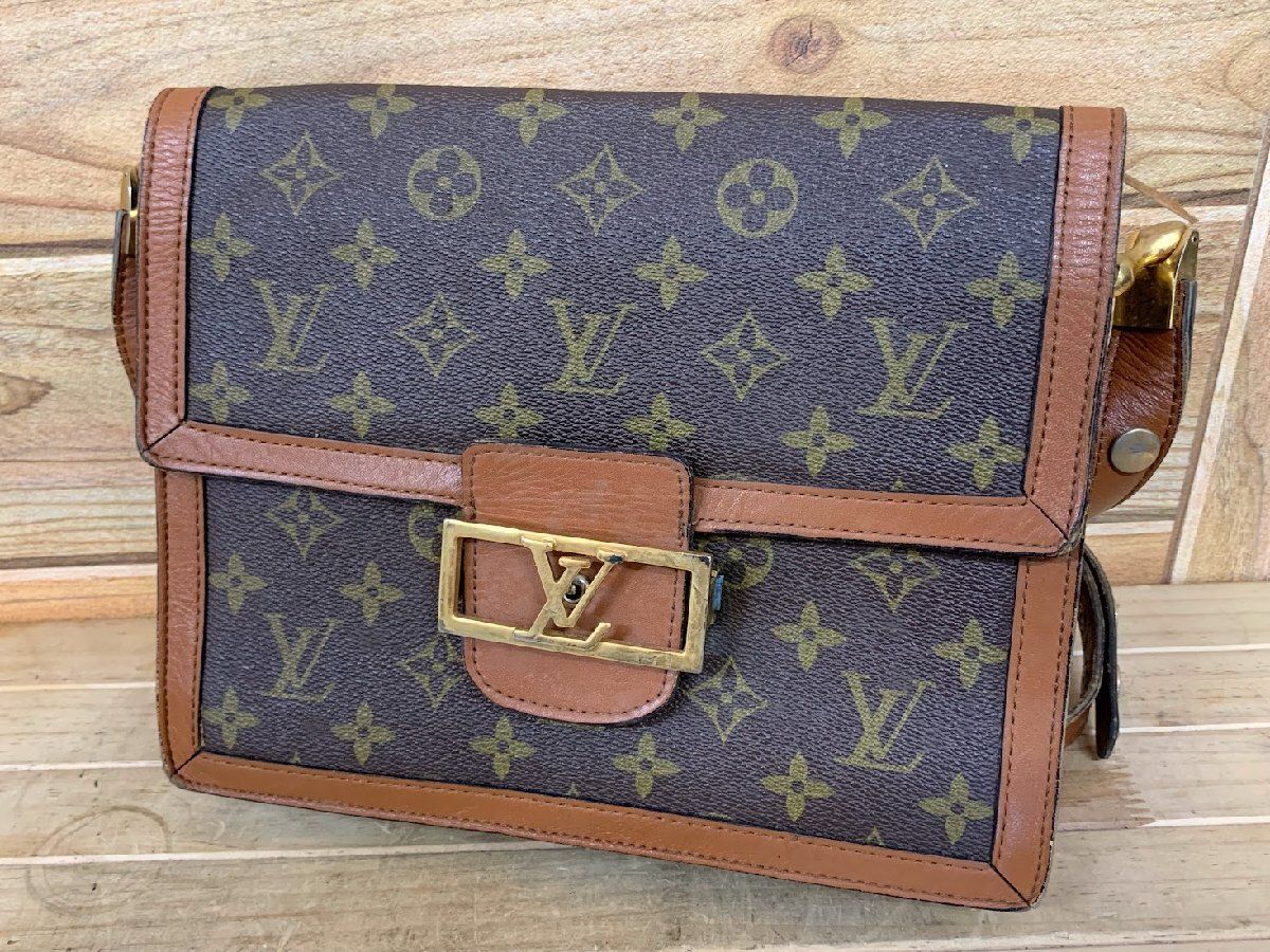 ルイ ヴィトン サック ドーフィーヌ ヴィンテージ ショルダーバッグ M51410 モノグラム LV PVCレザー ブラウン Louis Vuitton
