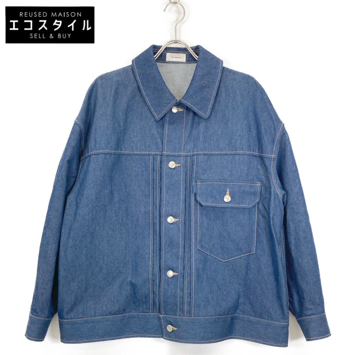 THERERACS ザ リラクス 23SS インディゴ コットン KUURA THE JEAN JACKET F