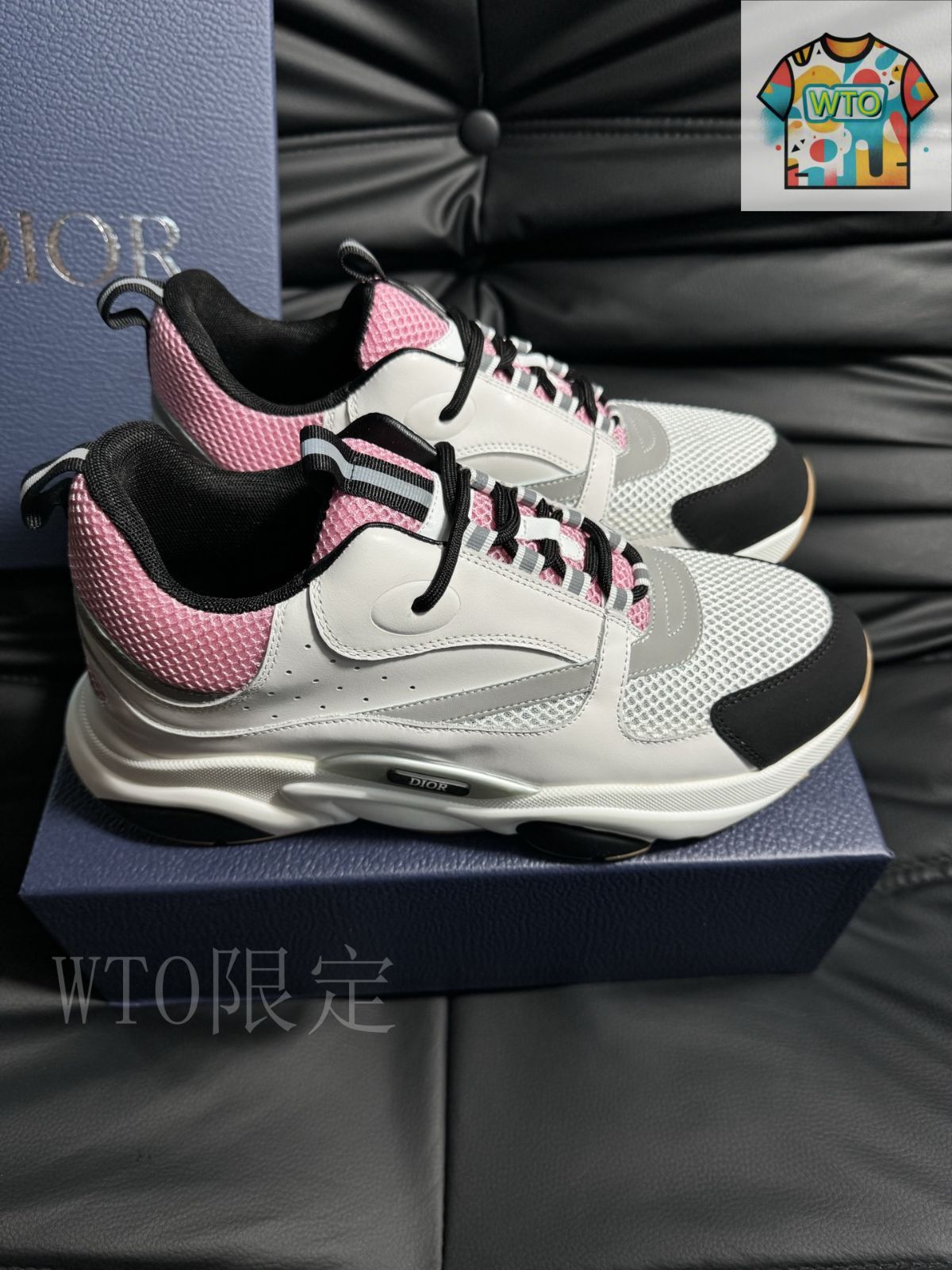 公式購入 DIOR B22 ディオール44 スニーカー 29 cm ホワイト