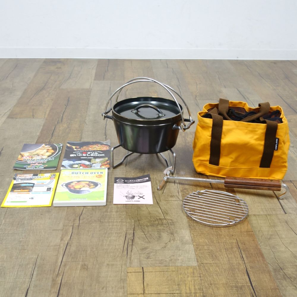 バーベキュー・調理用品 UNIFLAME 8inch super deep UNIFLAME SUPER DEEP 8インチ ダッチオーブン - バーベキュー
