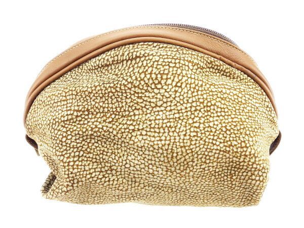 ボルボネーゼ BORBONESE 長財布 うずら柄 redwallタグ付き ベージュ