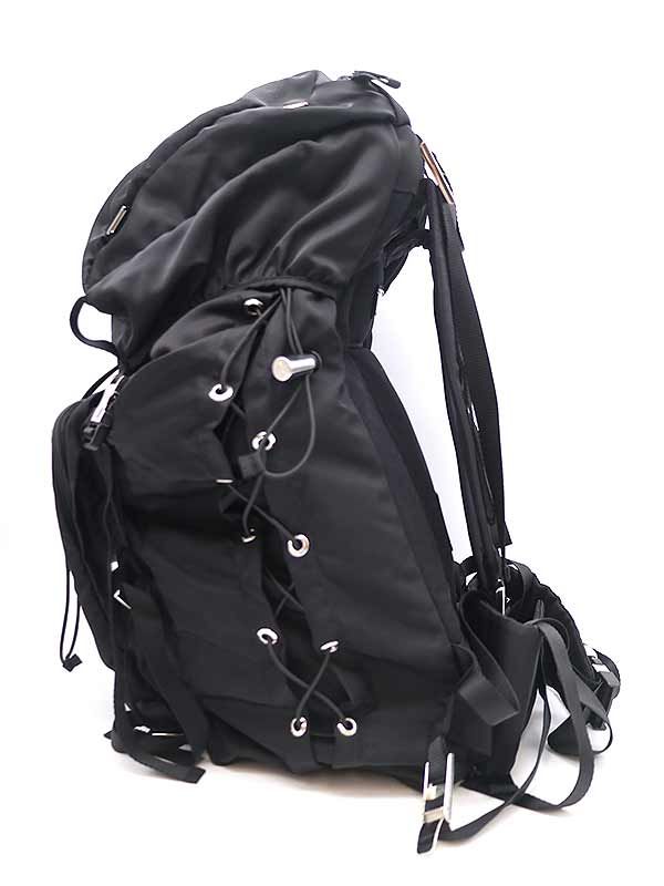 PRADA プラダ V133 ナイロンバックパック リュック ブラック - メルカリ