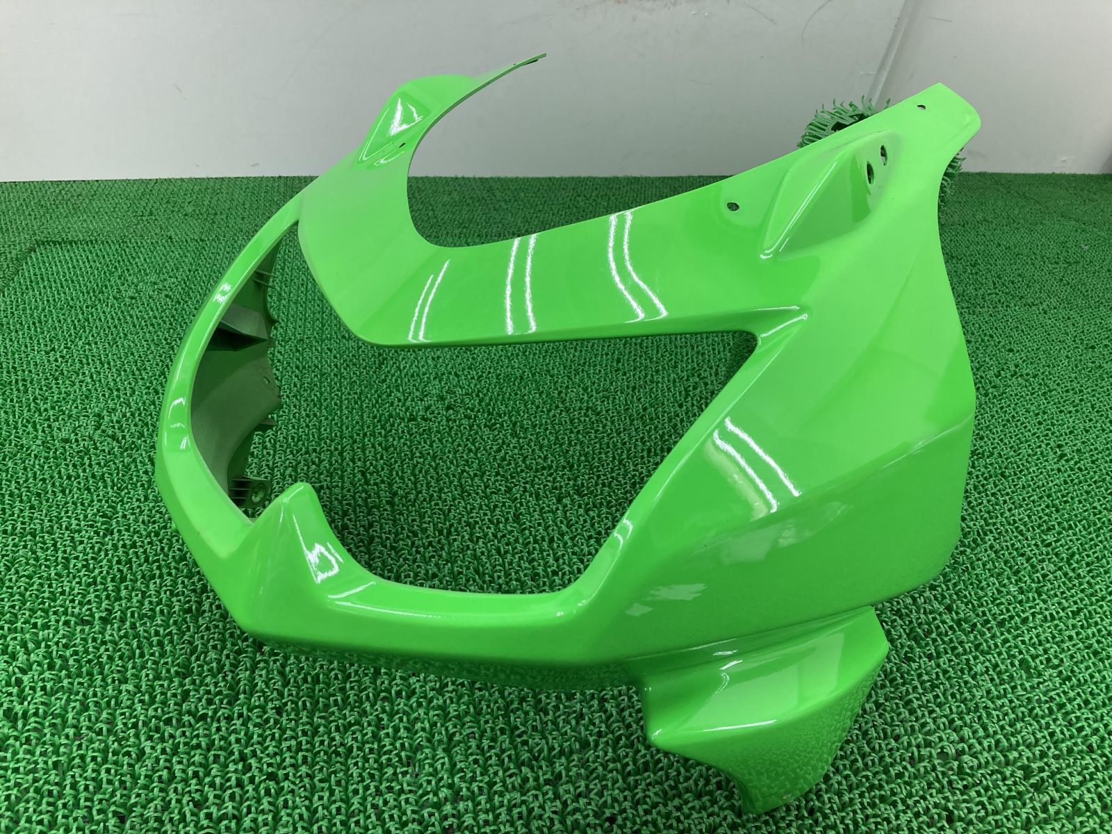 NINJA250R アッパーカウル 緑 55028-0153 カワサキ 純正 中古 バイク 部品 EX250K 修復素材に 品薄 希少品 車検 Genuine