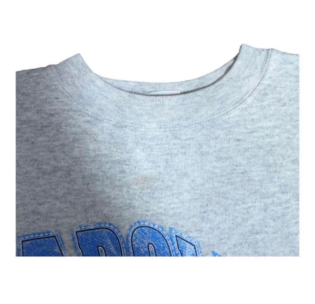 ヘインズ古着NORTH CAROLINAプリントスウェットトレーナーXLグレー