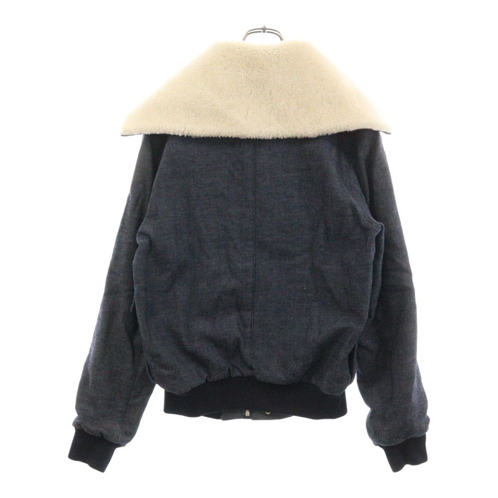LOEWE ロエベ REAL FUR DENIM JACKET H2268150BO リアルファー デニムジャケット ブルゾン インディゴブルー LOEWE (ロエベ) REAL FUR DENIM JACKET H2268150BO リアルファー