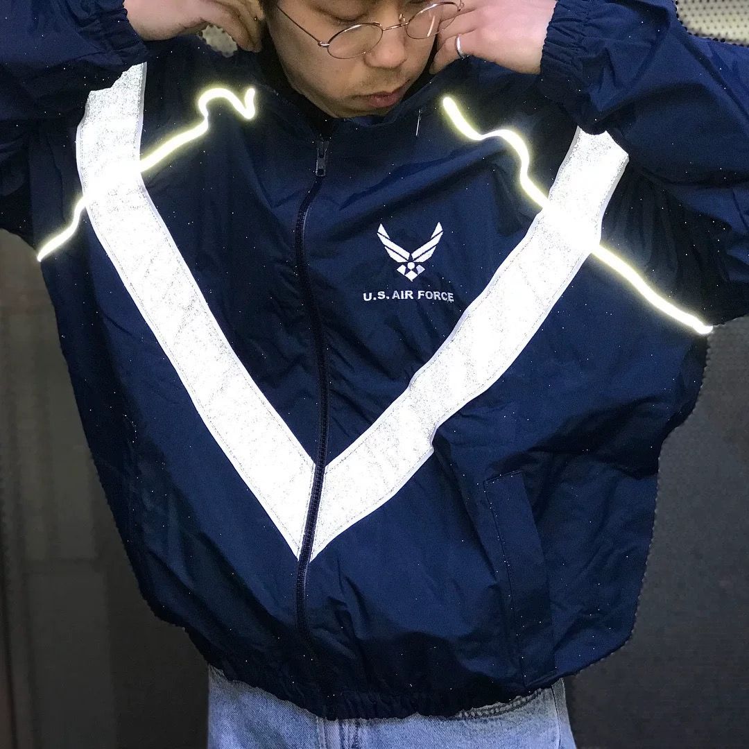 U.S.AIR FORCE 米軍 IPTU トレーニングジャケット ナイロン