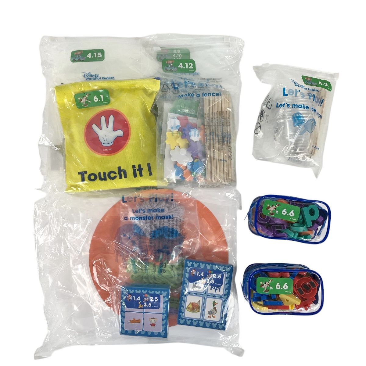 未開封・未使用】DWE Let's Play! Blu-ray&教材 セット DWE レッツ