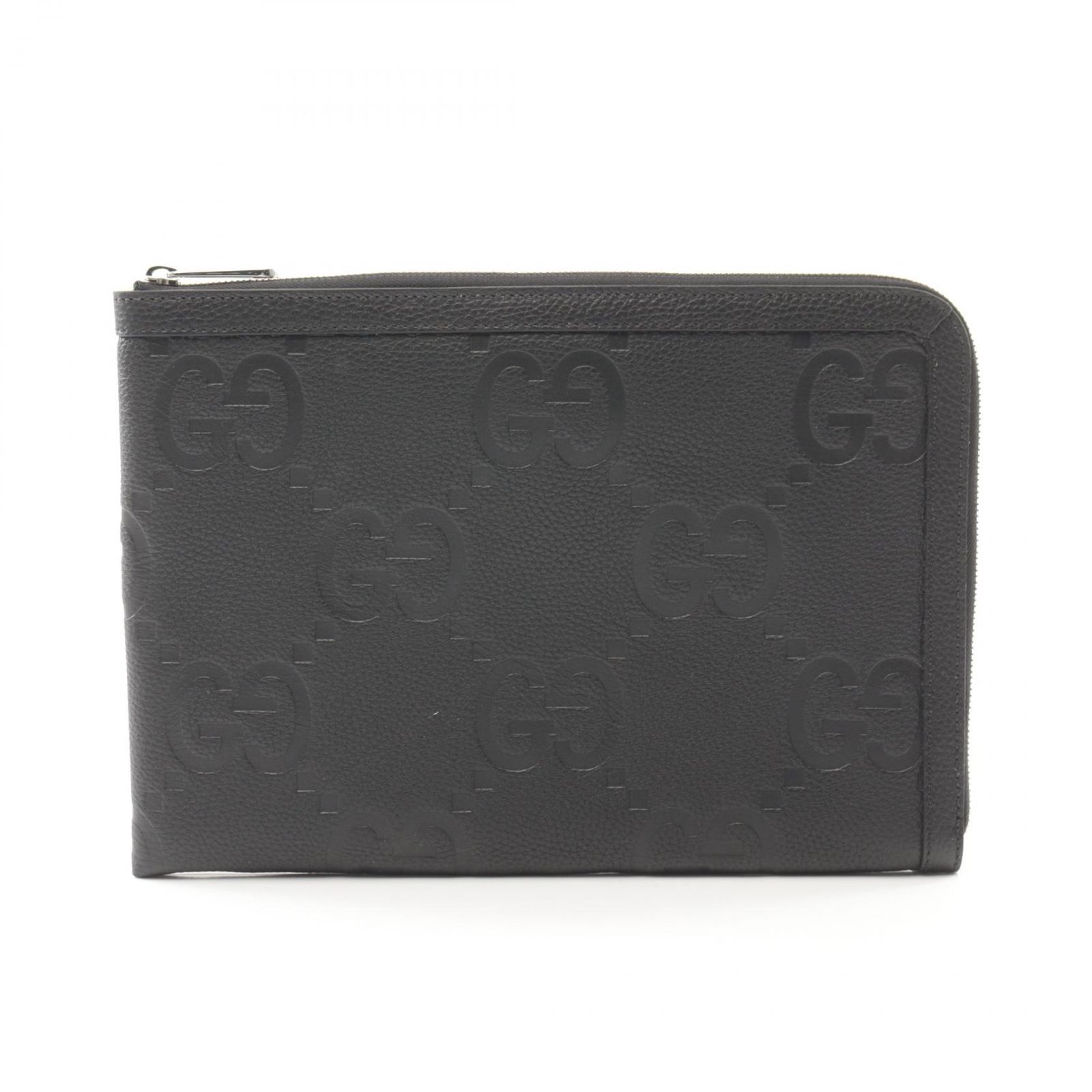 グッチ GUCCI セカンドバッグ クラッチバッグ ジャンボGG スモール トラベルドキュメントケース 794085AABY01000 ブラック レザー ジャンボGGスモールトラベルドキュメントケース メンズ 新品