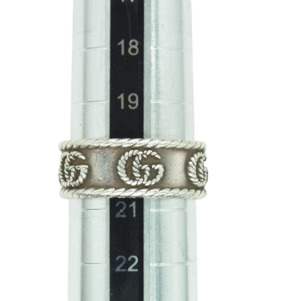 Gucci　ダブルG シルバーリング　20号 GUCCI グッチ ダブルG シルバーリング 指輪 20号 DOUBLE G RING