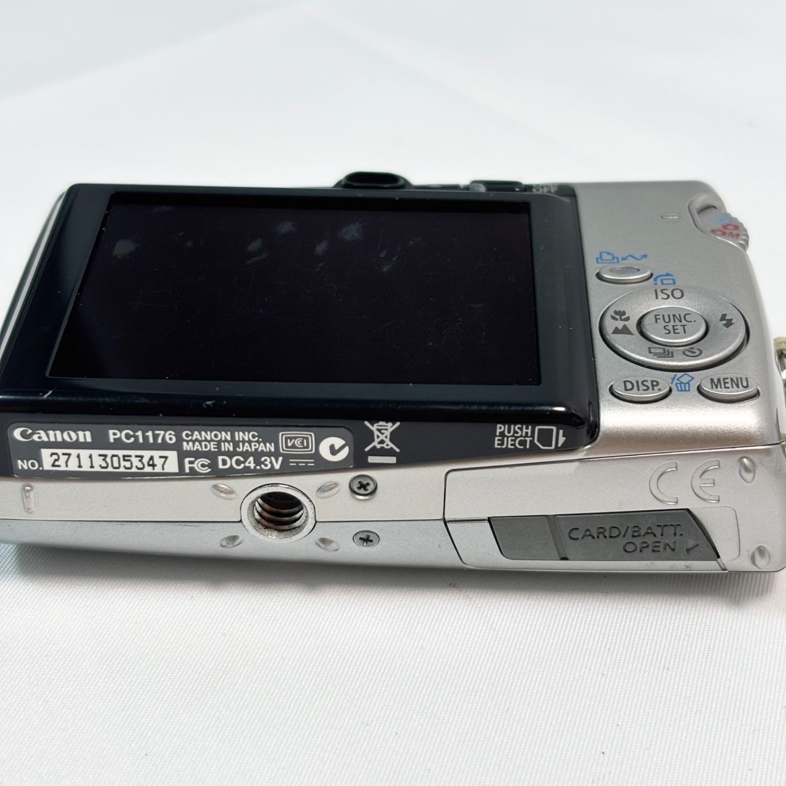Canon キャノン IXY 800IS PC1176 シルバー デジカメ 中古 送料無料】Canon/キャノン/IXY800IS/シルバー/コンパクト