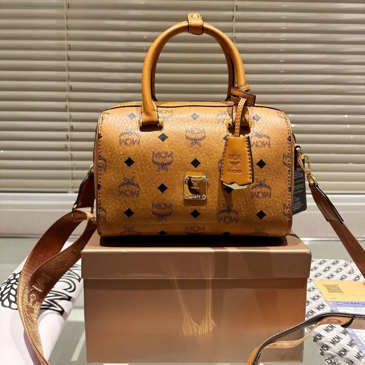 新品未使用 MCM ショルダーバッグハンドバッグショルダーバッグ - メルカリ
