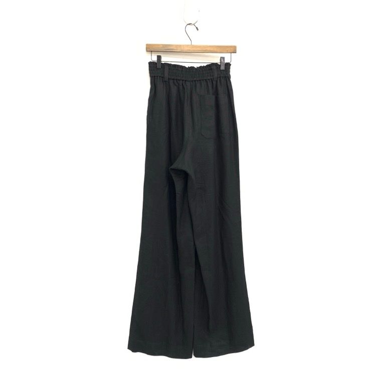 22SS HYKE ハイク LINEN EASY PANTS リネンイージーパンツ ブラック 2 