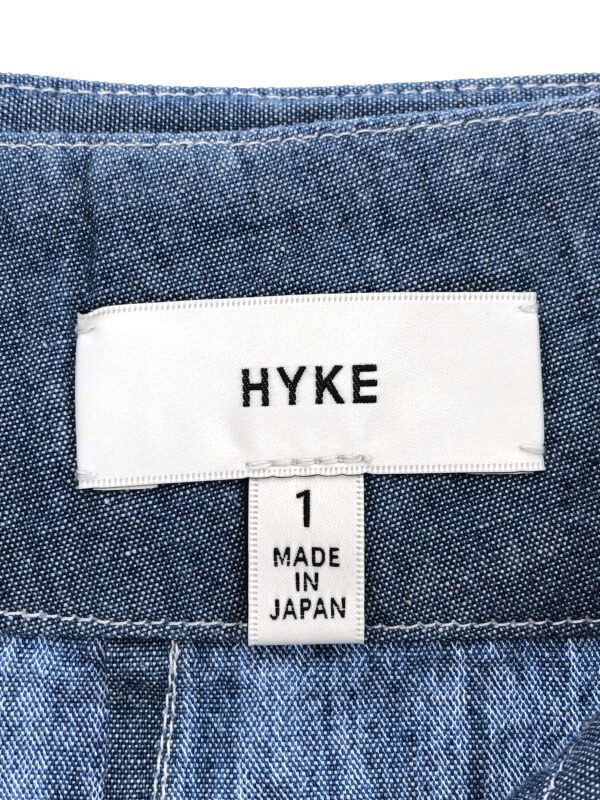 HYKE ハイク 19SS アシンメトリーシャンブレーデニムスカート