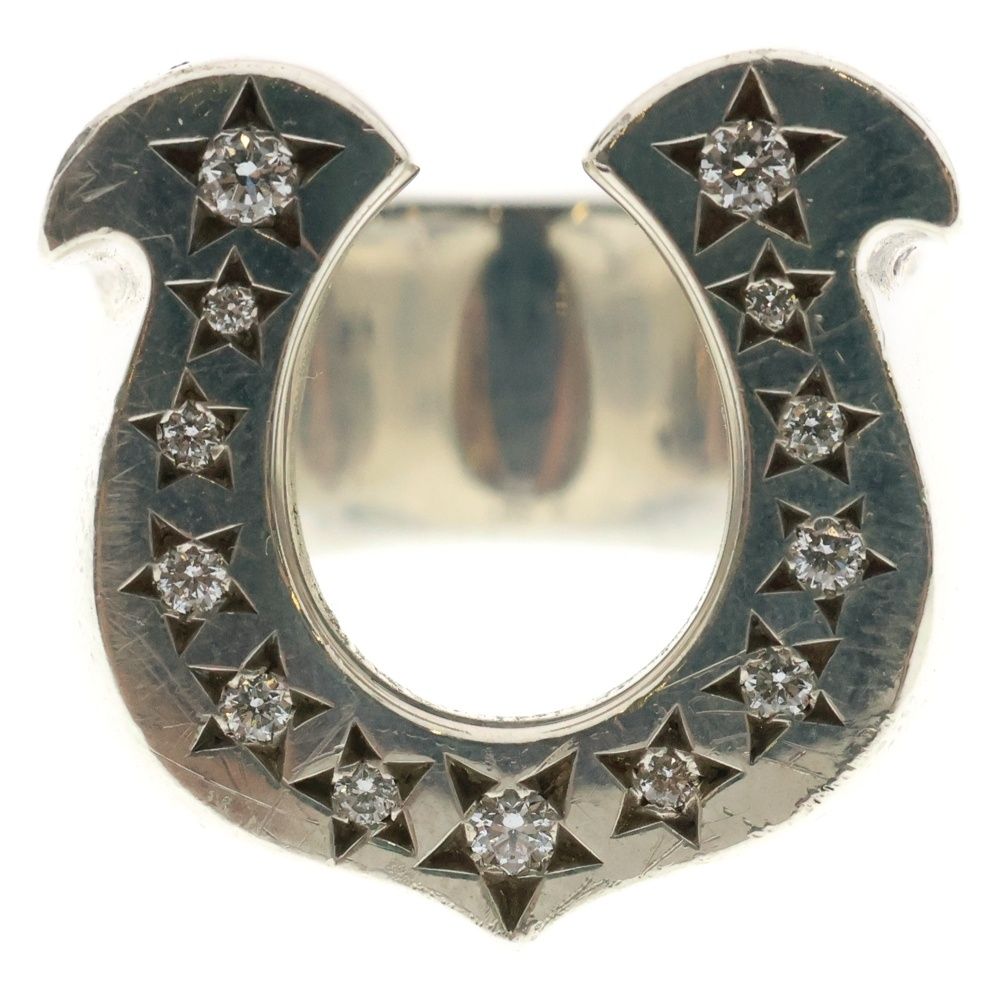 TENDERLOIN (テンダーロイン) T-H.S RING SILVER ホースシュー ダイヤ