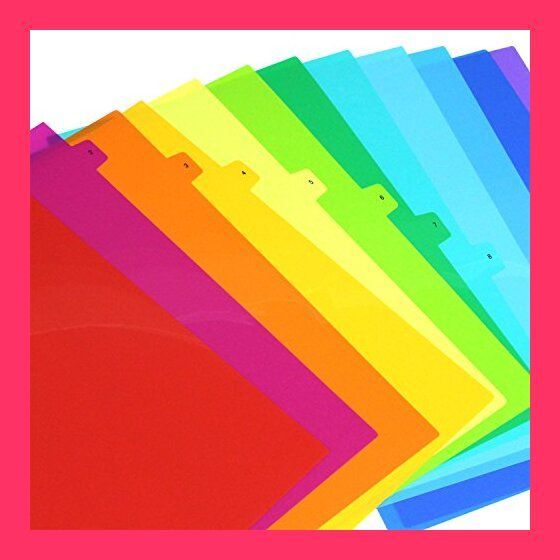 スタッフおすすめ！】テージー カラーインデックスPP INB-1412 A4 2穴