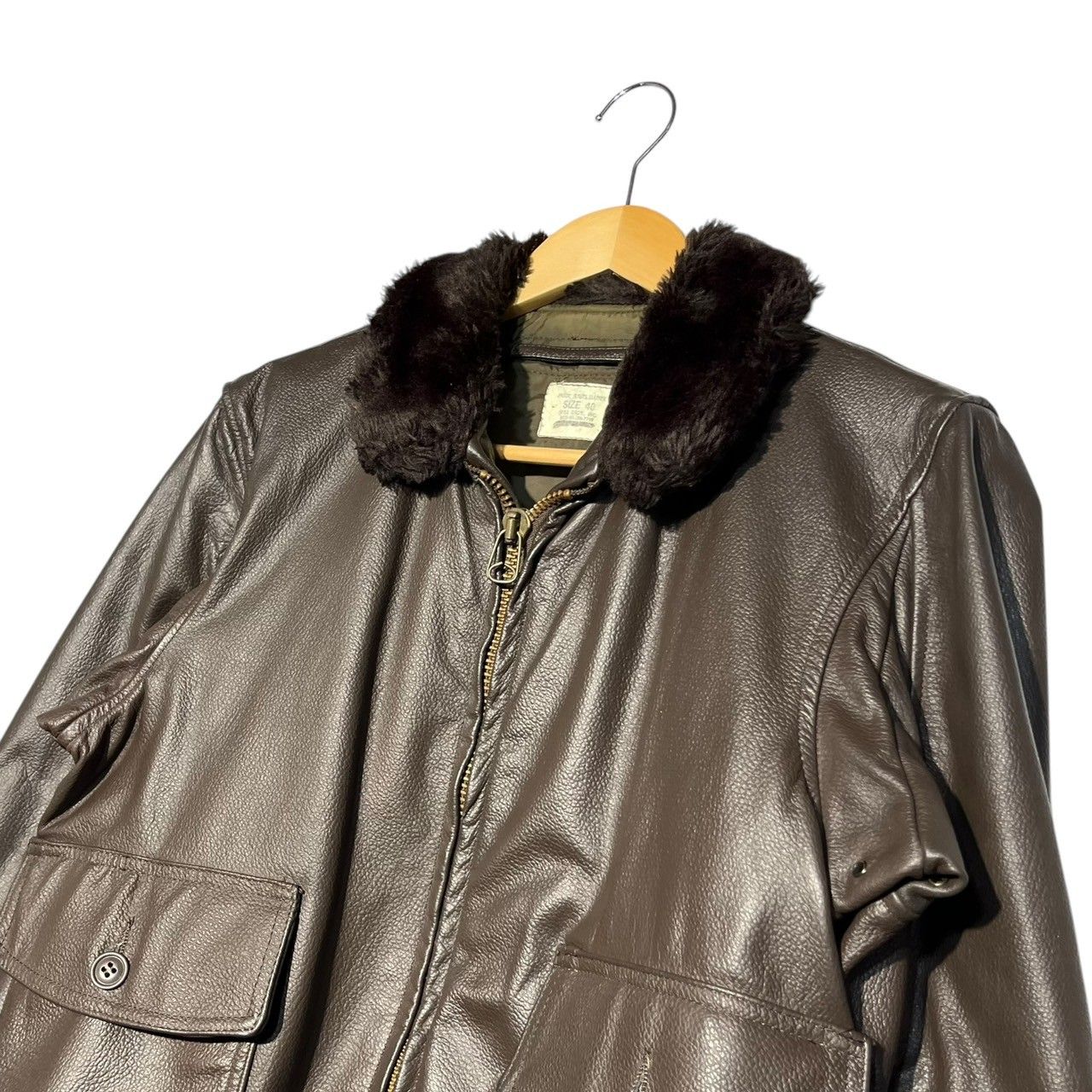 BRILL BROS G-1 レザージャケット 40 90s｜ファッション
