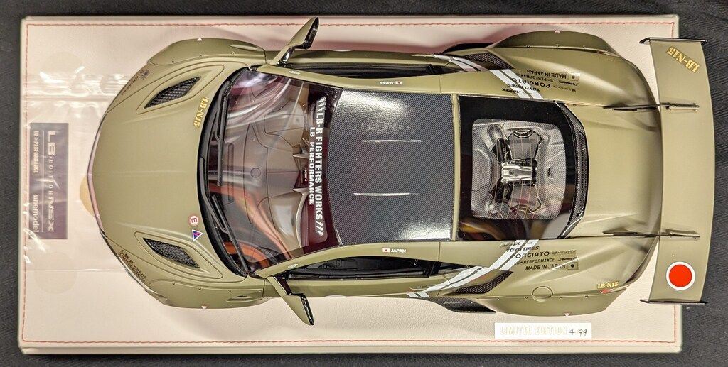 One Model 1|18 LB-WORKS HONDA NSX Matt Green