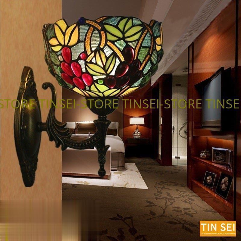 ステンドグラス ポーチライト 北欧風デザイン 玄関照明 玄関照明