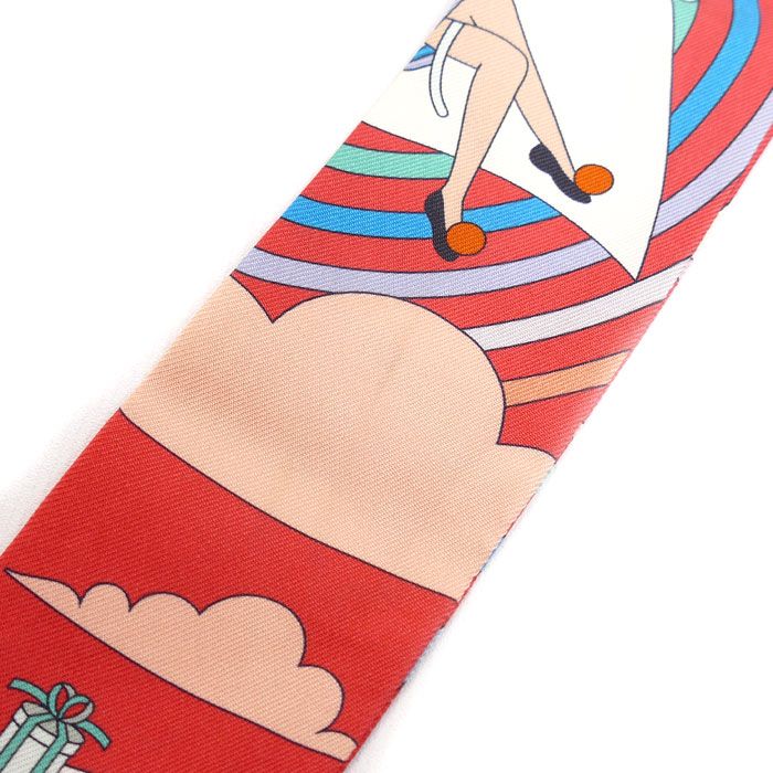 HERMES エルメス ツイリー 空飛ぶカレ Carres Volants スカーフ マルチ