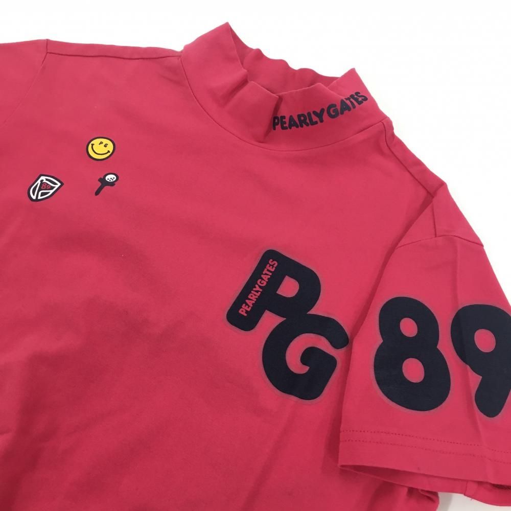 パーリーゲイツ 半袖ハイネック 赤 美品】PEARLY GATES パーリーゲイツ