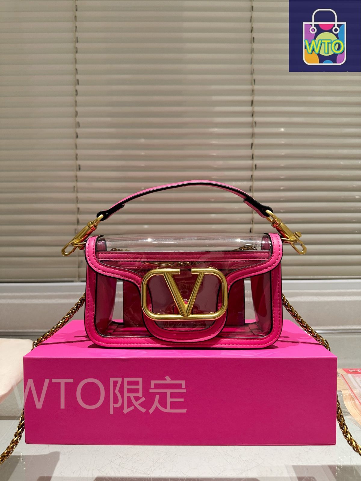 今日 Valentino ヴァレンティーノ クラシックトランスペアレントバッグ シリーズ 可愛らしい仙女っぽい雰囲気が特徴-WTO輸入2